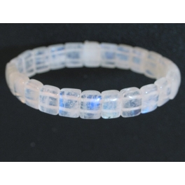 Blue sheen color Moonstone DD beads bracelet Blue sheen color Moonstone DD beads bracelet