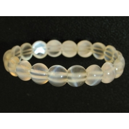 silver color Moonstone DD beads bracelet silver color Moonstone DD beads bracelet