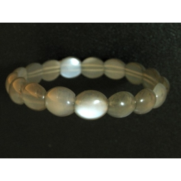 Grey color Moonstone  DD beads bracelet