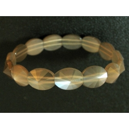 Grey color Moonstone  DD beads bracelet