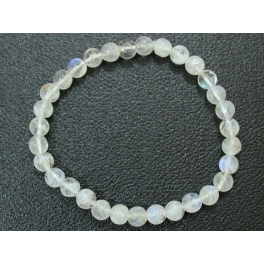 Blue sheen color Moonstone round beads bracelet Blue sheen color Moonstone round beads bracelet