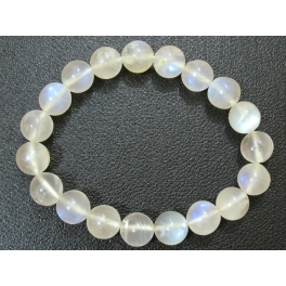 Blue sheen color Moonstone round beads bracelet Blue sheen color Moonstone round beads bracelet
