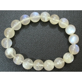 Blue sheen color Moonstone round beads bracelet Blue sheen color Moonstone round beads bracelet