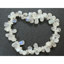 Blue sheen color Moonstone pear beads bracelet Blue sheen color Moonstone pear beads bracelet