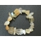 Blue sheen color Moonstone irregular beads bracelet