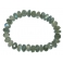 Labradorite faceted flat beads bracelet