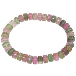 Muticolor Tourmaline round beads bracelet Muticolor Tourmaline round beads bracelet