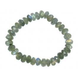 Labradorite faceted flat beads bracelet Labradorite faceted flat beads bracelet