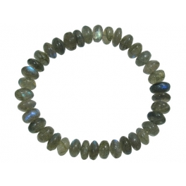 Labradorite flat beads bracelet Labradorite flat beads bracelet