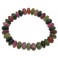 Muticolor Tourmaline round beads bracelet