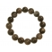 Black color Moonstone  round beads bracelet