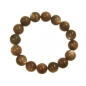 Moonstone round beads bracelet