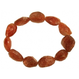 Sunstone irregular beads bracelet Sunstone irregular beads bracelet