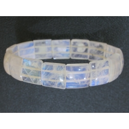 Blue sheen color Moonstone DD beads bracelet Blue sheen color Moonstone DD beads bracelet