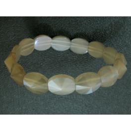 Grey color Moonstone DD beads bracelet Grey color Moonstone DD beads bracelet