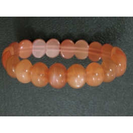 Orange color Moonstone DD beads bracelet Orange color Moonstone DD beads bracelet