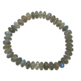 Labradorite flat beads bracelet Labradorite flat beads bracelet