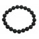 Black Tourmaline round beads bracelet