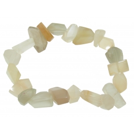 Moonstone irregular beads bracelet Moonstone irregular beads bracelet