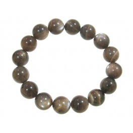 Grey color Moonstone round beads bracelet Grey color Moonstone round beads bracelet