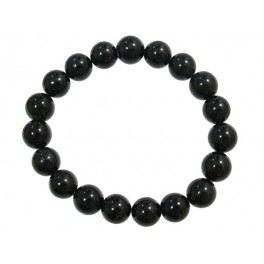 Black Tourmaline round beads bracelet Black Tourmaline round beads bracelet