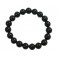 Black Tourmaline round beads bracelet