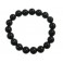 Black Tourmaline round beads bracelet
