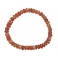 Sunstone faceted flat beads bracelet