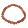 Sunstone faceted flat beads bracelet