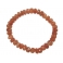 Sunstone faceted flat beads bracelet
