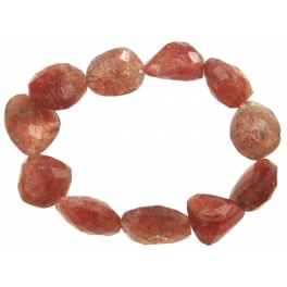 Sunstone irregular beads bracelet Sunstone irregular beads bracelet