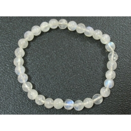 Blue sheen color Moonstone round beads bracelet Blue sheen color Moonstone round beads bracelet