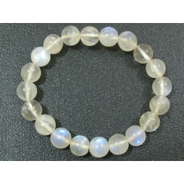 Blue sheen color Moonstone round beads bracelet Blue sheen color Moonstone round beads bracelet