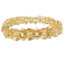 Citrine DD beads bracelet
