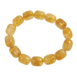 Citrine barrel beads bracelet Citrine barrel beads bracelet