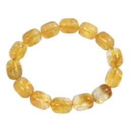 Citrine barrel beads bracelet Citrine barrel beads bracelet