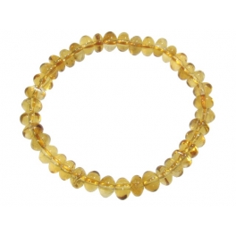 Citrine flat beads bracelet Citrine flat beads bracelet