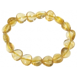 Citrine heart beads bracelet Citrine heart beads bracelet