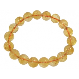 Citrine faceted round beads bracelet Citrine faceted round beads bracelet