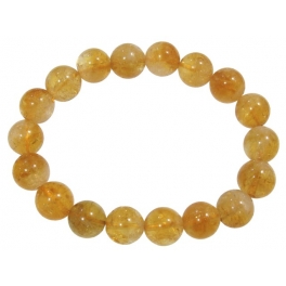 Citrine faceted round beads bracelet Citrine faceted round beads bracelet