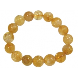 Citrine faceted round beads bracelet Citrine faceted round beads bracelet