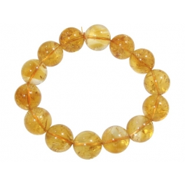 Citrine faceted round beads bracelet Citrine faceted round beads bracelet