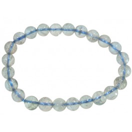 Aquamarine round beads bracelet Aquamarine round beads bracelet
