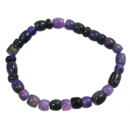 Sugilite barrel beads bracelet Sugilite barrel beads bracelet