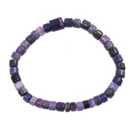 Sugilite barrel beads bracelet Sugilite barrel beads bracelet