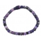 Sugilite barrel beads bracelet