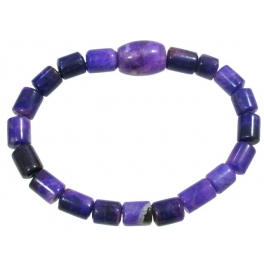 Sugilite barrel beads bracelet Sugilite barrel beads bracelet