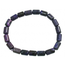 Sugilite barrel beads bracelet Sugilite barrel beads bracelet