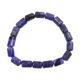 Sugilite barrel beads bracelet Sugilite barrel beads bracelet
