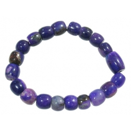 Sugilite barrel beads bracelet Sugilite barrel beads bracelet